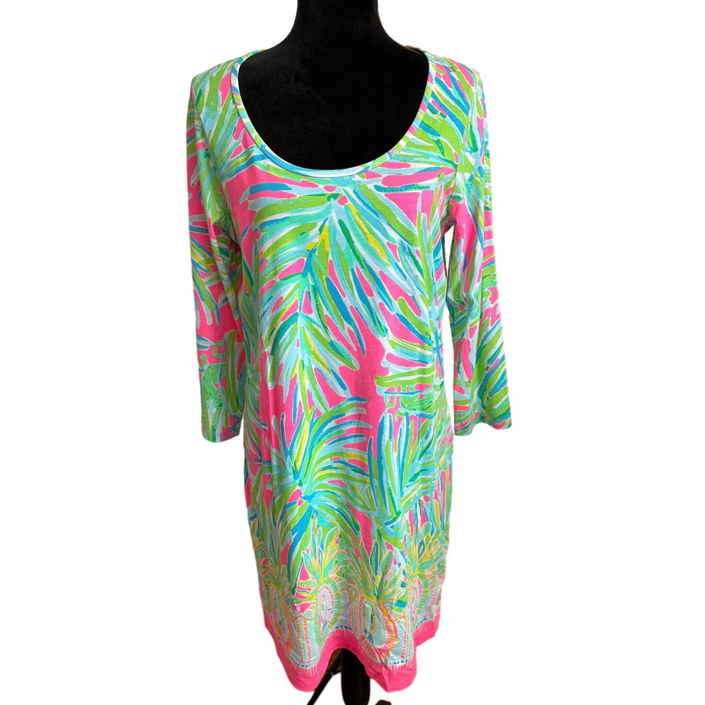 EUC Beacon Dress Lilly Pulitzer Sz. Large Tiki Pink